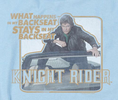 Details about  / Knight Rider /"Back Seat/" Women/'s T-Shirt
