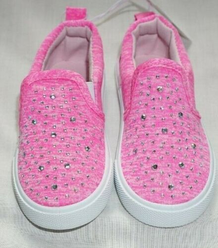 Details about   NEW Toddler Girls Pink Marl Print SWIGGLES Bling Slip On Sneaker Shoes! 