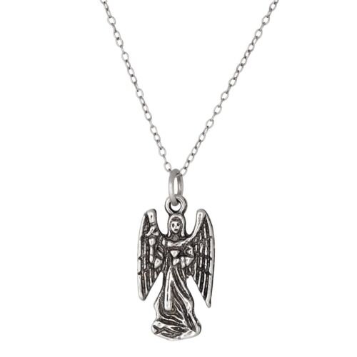 Sterling Silver .925 Archangel Zadquiel Angel of Freedom OxidizedMade in USA
