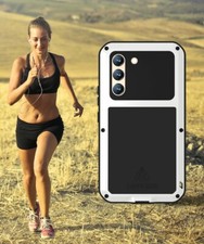 LOVE MEI Metall Gorilla Glas SchutzCase Cover f Samsung Galaxy S23 S24 S25 Ultra