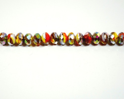 UK boutique * 9006 Perles Verre Tchèque Rondelles 7x11mm