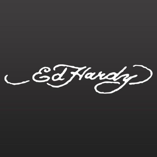 Ed Hardy Signature WoW Ed Hardy Vinyl Decal Bumper Sticker 2 HOT Decal
