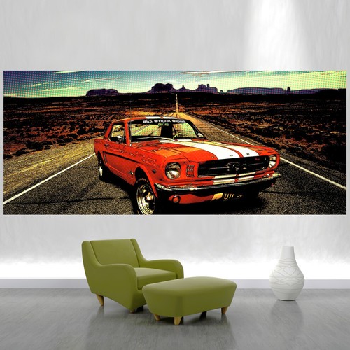 Fototapete Vlies und Papier Tapete Ford Mustang Nr DS343