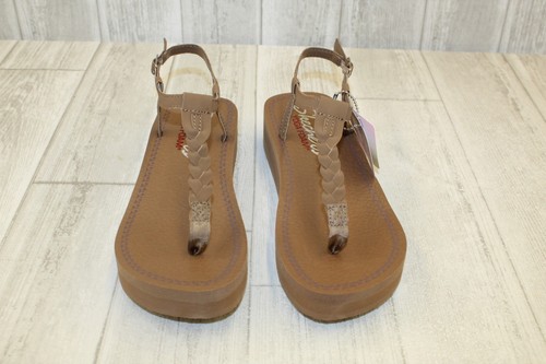 Choose Your Size Skechers Vinyasa White Sands Women/'s Sandals Brown NEW!