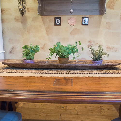 Long Wooden Trough