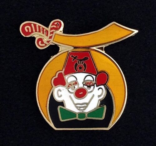 Masonic Shriner Laughing Clown Lapel Pin SHCP-1 