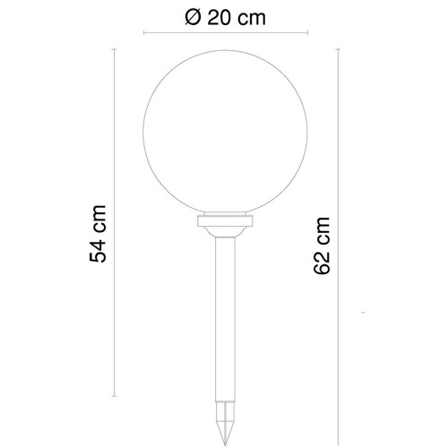 3er Set LED Solarlampe IP44 Steckleuchte IP44 Erdspieß Garten Veranda Haustür