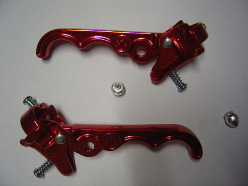 New Dia Compe Tech 2 Anodized Red Brake Lever Set BMX Cruiser Left Right Pair 