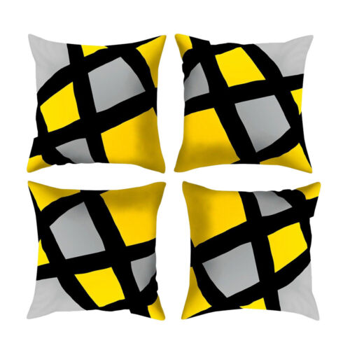 Set of 4 Grey Yellow /& Black Giraffe 18 inch or Large 20 inch Cushion Covers