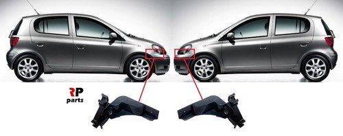 Pour Toyota Yaris 1999-2003 Nouveau Pare-Chocs Avant Support Support Paire Set