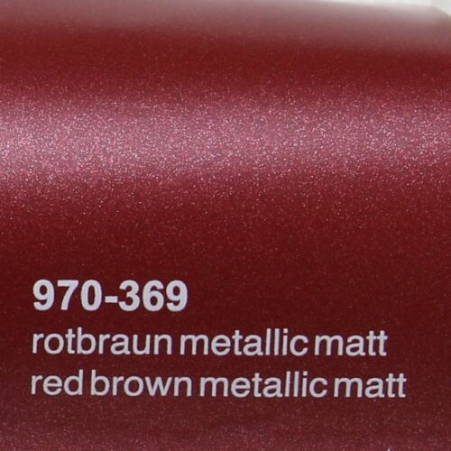 0,5m x1,52m Oracal 970RA Rot Braun Metallic Matt 369 Autofolie Folie 18,41€//m²
