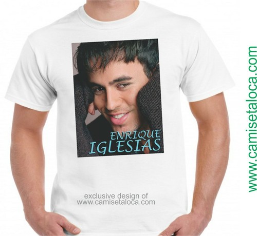 ACTOR PRODUCER SONGWRITER ENRIQUE IGLESIAS T shirt- SINGER