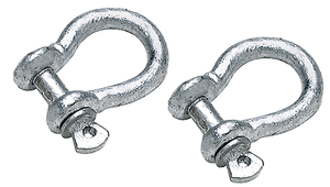 5//16 Galzanized Shackle for Boat Anchor Line Boating Anchorline Pair Shackles