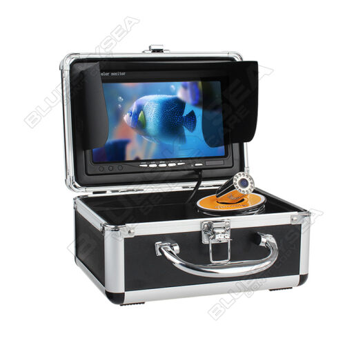 EYOYO 15m 7" Underwater Fishing Camera Fish Finder kit 8GB DVR White LED 1000TVL 