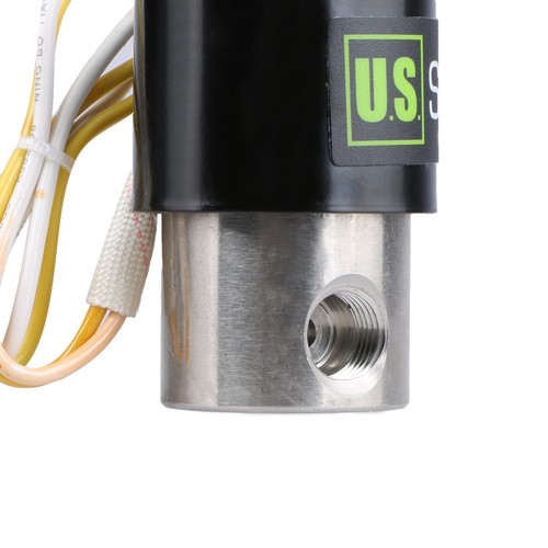 Solid 1//4/" Stainless Steel Electric Solenoid Valve 110V AC Normally Closed U S