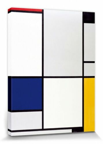 80x60cm Tableau I Abstrakt Poster Leinwand-Druck Bild #97608 Piet Mondrian