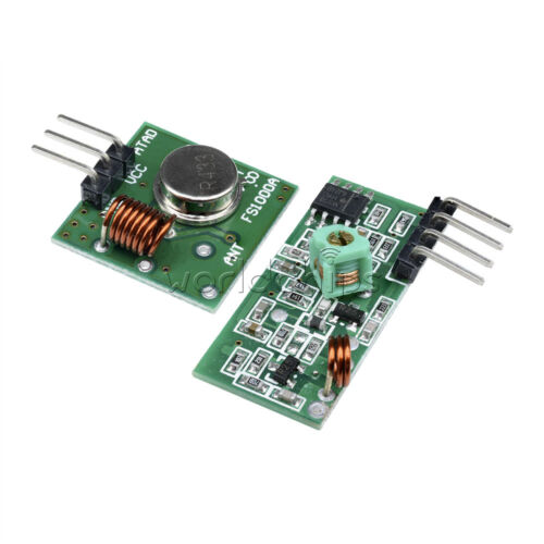 2PCS 433Mhz RF transmitter and receiver kit Module for Raspberry Arduino ARM MCU