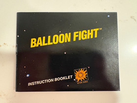 Balloon Fight - Nintendo NES CIB, Sticker Seal Gloss Hangtab