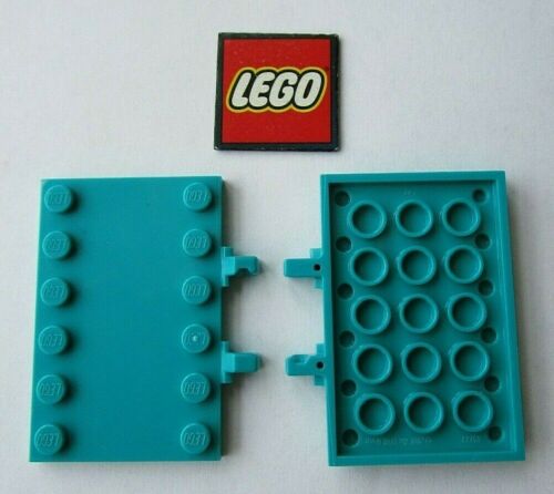 Pack of 4 Details about   LEGO Hinge Plate 4x6 with Vertical Stubs Choose Colour Design 65133 