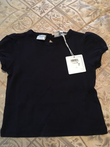 ~*BEST /& CO*~Baby~18 Months~PUFF SLEEVE TEE~NAVY BLUE~MSRP $24~NEW WITH TAG