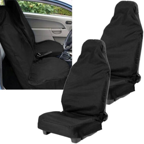 TOYOTA MR2 84/>90 Seat Covers Waterproof Nylon Front Pair car Black Protectors