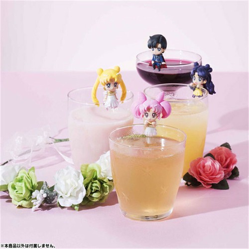 6pcs Set Sailor Moon Tsukino Usagi Black Lady Quality Anime PVC Figures Figurine