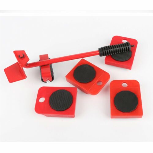 Furniture Lifter Easy Moving Sliders 5Pcs Mover Tool Set Moving Lifting Tool E#