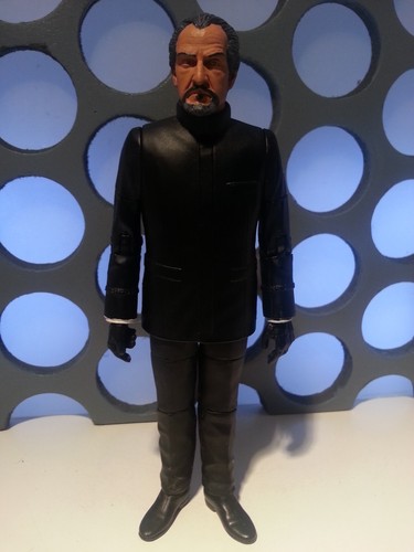 Doctor Who The Master ROGER DELGADO Costume Noir 3RD Dr ennemi Classique 5/" figure