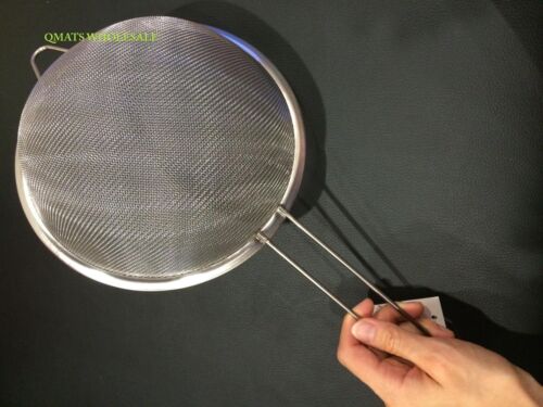 NEW 6" Large Stainless Steel Mesh Strainer  w/ Handle Sieve WHOLESALE PRICE 