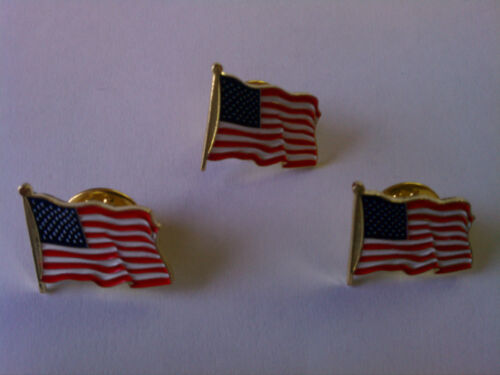 Patriotic US U.S USA U.S.A. High Quality American Waving Flag Lapel Pins 5