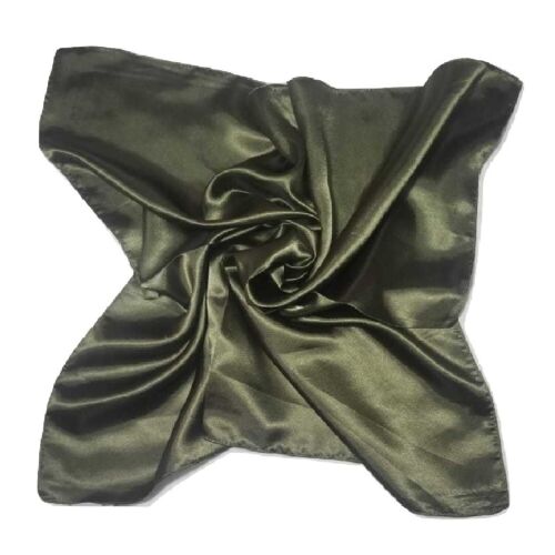 60x60cm Fashion Women Square Satin Silk Scarf Scarves Bandannas Head Wrap Shawl 