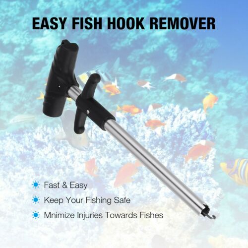 Fish Hook REMOVER Puller Detacher T-Handle Extractor Fishing Tackle Easy Tool US
