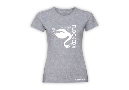 Personalised Let/'s Get Flocked Up Original Flamingo Design T Shirt UK SELLER