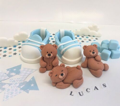 Christening cake decorations toppers baby shower edible personalised birthday