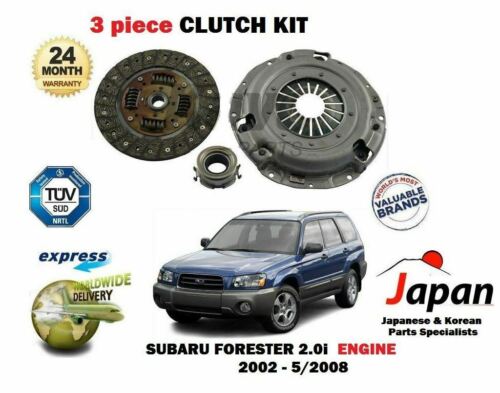 Para Subaru Forester 2.0i X AWD EJ201 EJ204 2002-2008 nuevo 3 piezas Kit de embrague