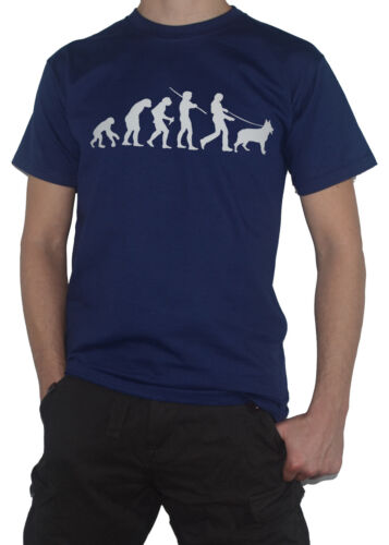 BOXER chien evolution of man femmes t-shirt top dog lover allemand walker walking