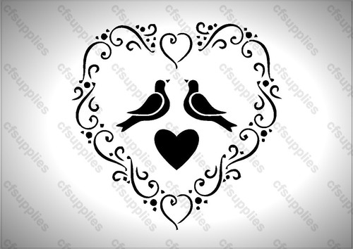 MYLAR STENCIL Shabby Chic FRENCH VINTAGE Craft Art DECOR 125 micron A3//A4 65
