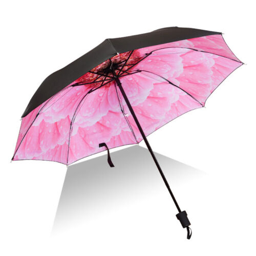 Resistente al viento Anti UV paraguas Portátil Asa Plegable Paraguas Lluvia Sol inversa