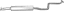 Mittelschalldämpfer MAZDA PREMACY 1.8 1.9 2.0 16V 2001-2005 Auspuff EEJ