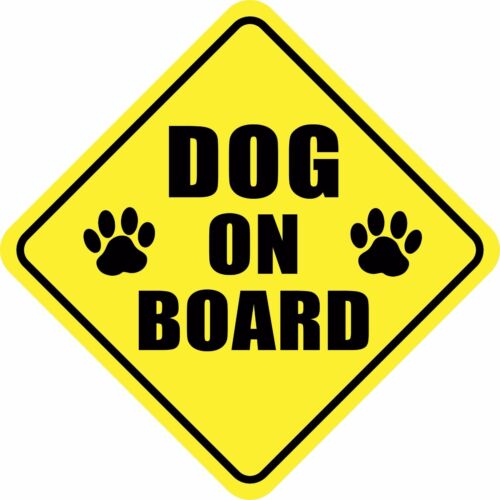 DOG ON BOARD PAWS Magnet PET Sign Buy 2 Get 3rd FREE Made in the USA