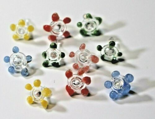 100 Pieces Deluxe Daisy Glass Pipe Screens Fast USPS Shipping Seller USVET