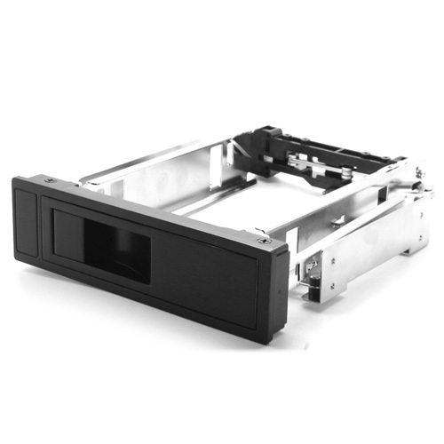 5.25/" Tray-Less SATA Mobile Rack for 1 x 3.5/" HDD Enclosure Hot-swap Dock