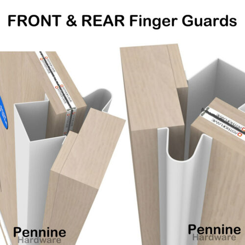 Door FINGER GUARD FRONT or REAR Trapped Finger Protector 1960mm PVC Nursery Shop
