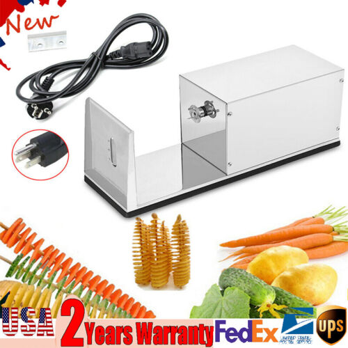 Details about  / Electric Potato Twister Tornado Slicer Automatic Cutter Spiral Cutter 1//8/" Thick
