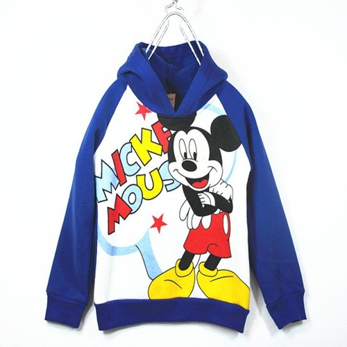 1-6 Years Mickey boys autumn winter fleece lined jacket hoodie
