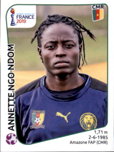 Kamerun Annette Ngo Ndom Panini Frauen WM 2019 Sticker 349