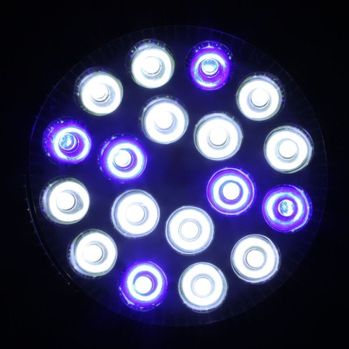 54W Blue Red White UV IR LED Fish Tank Coral Reefs Grow Aquarium Light Bulb E27