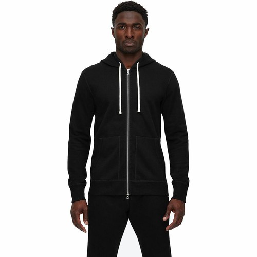 Reigning Champ Midweight Terry Full-Zip Hoodie Men/'s Black M