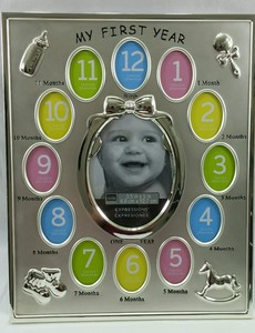 Expressions My First Year Baby Collage Frame By Studio Decor
