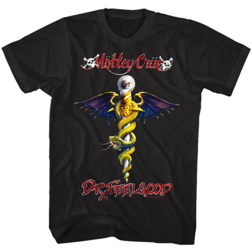 Motley Crue Dr Feel Good Men's T Shirt Rock Band Album Cover Concert Heavy Metal 